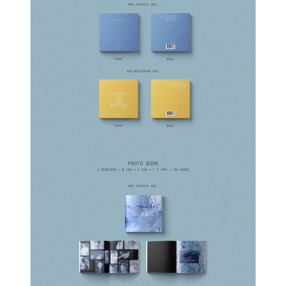 Album thứ 4 Hybe Labels Seventeen Repackage Sector 17