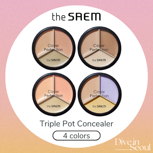 Kem che khuyết điểm Cover Perfection Triple Pot – 4 màu