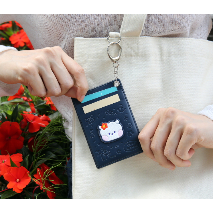 Ví Da PU Đựng Thẻ Hình BT21 Minini Vancance