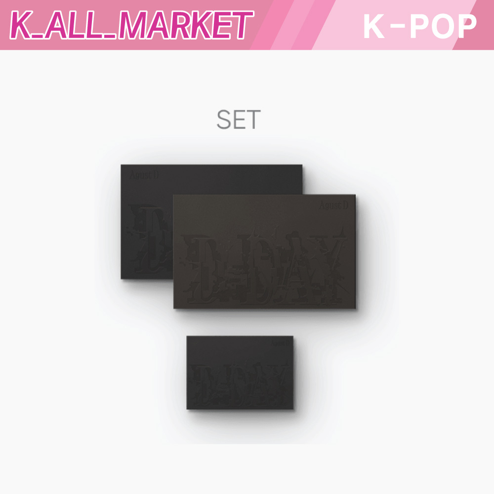[Vận CHUYỂN NGAY HÔM NAY] [Bao gồm POB] Agust D (BTS) 'D-DAY' (Bộ) + 'D-DAY' (Weverse Album ver.) Bộ