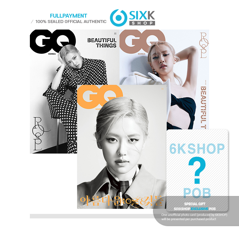 Bìa GQ Magazine - blackpink ROSE (số 5/ 2023)
