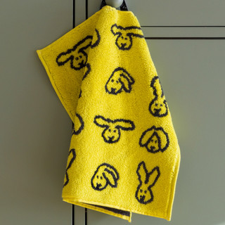 [WARMGREY TAIL] BUNNY BUNNY HAND TOWEL - YELLOW
