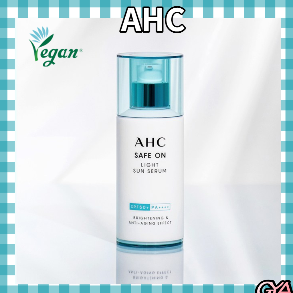 [AHC] VEGAN SAFE ON Light Sun Serum 40ml SPF50+/PA++++