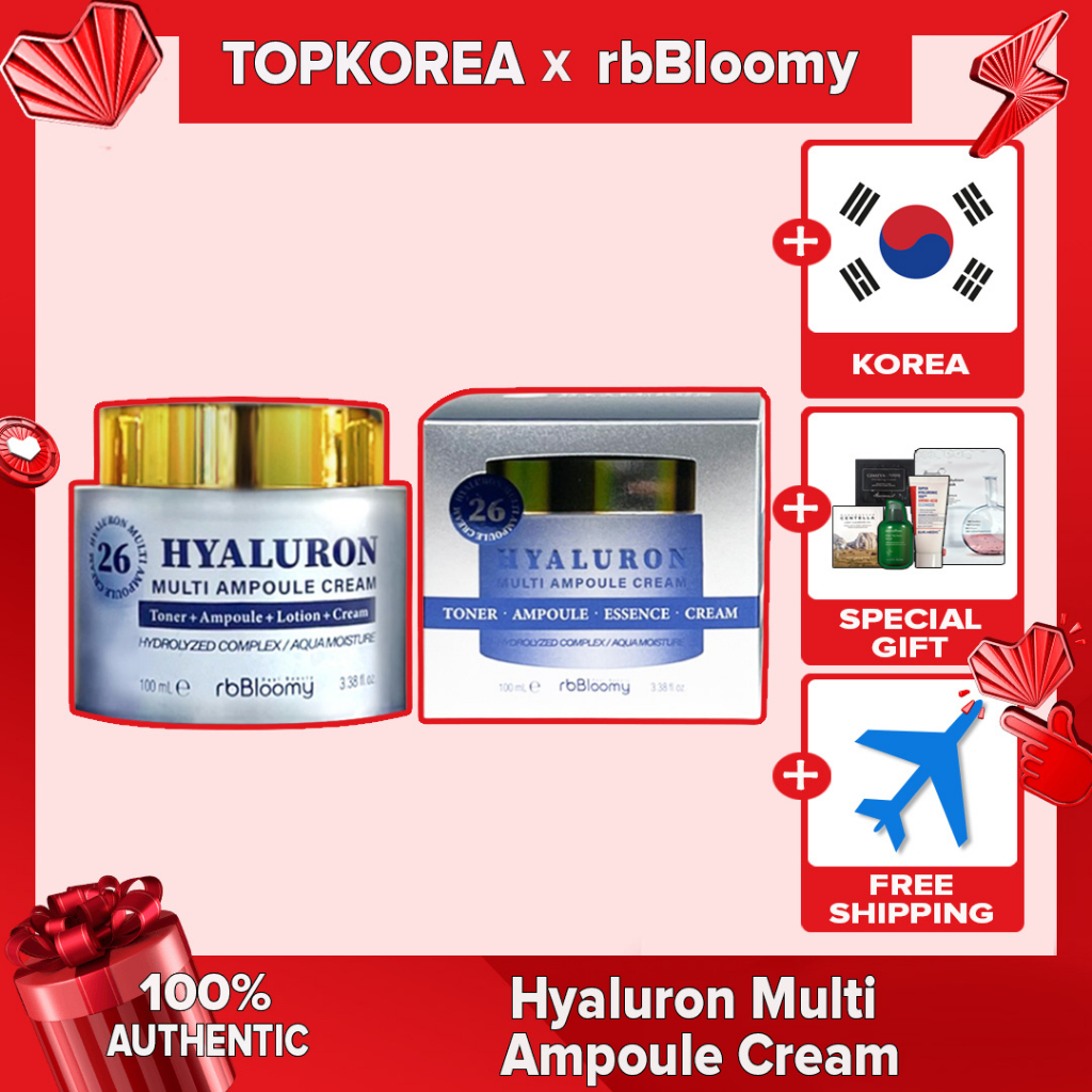 ★Rbbloomy rbBloomy - rbBloomy★Kem Cica / Collagen / Hyaluron / Peptide 100Ml / Toporea / Shipping Từ Hàn Quốc