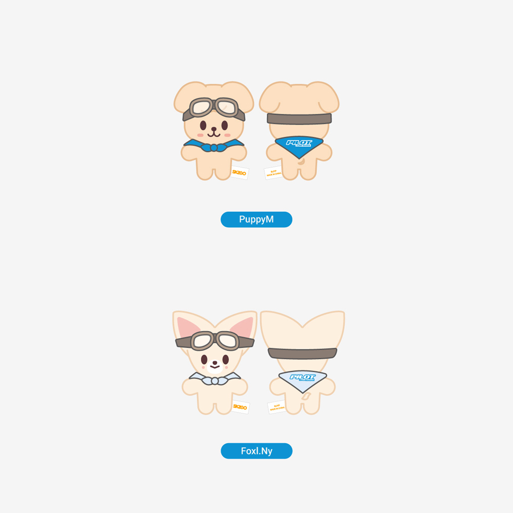 Thú nhồi bông Stray kids SKZOO - PILOT 10 cm cho "5 star"