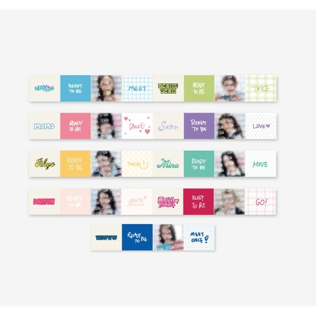 TWICE Hai Lần Băng Che Mặt - READY TO BE