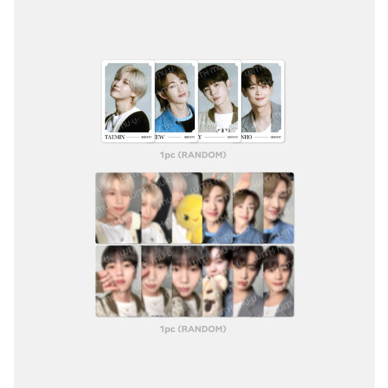 SHINee - 04 RANDOM TRADING CARD SET / 2023 SHINee Fanmeeting MD ​