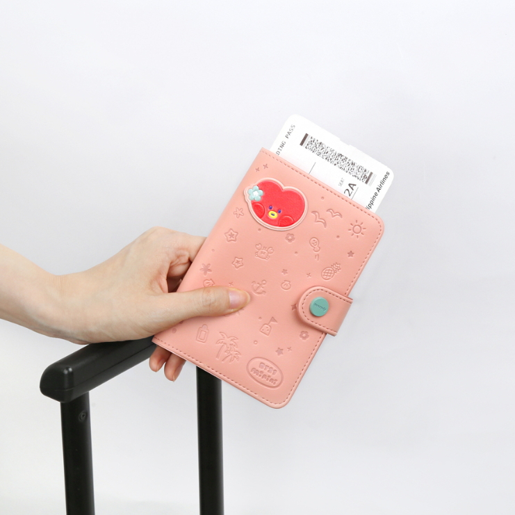 Bao Da Bọc Hộ Chiếu minini BT21