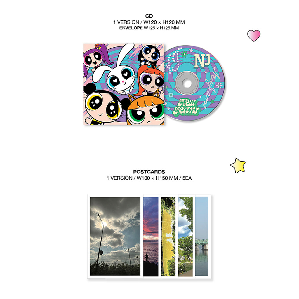 Album EP thứ 2 KPOP GOODS NJ phiên bản Box nhãn Hybe NewJeans Get Up