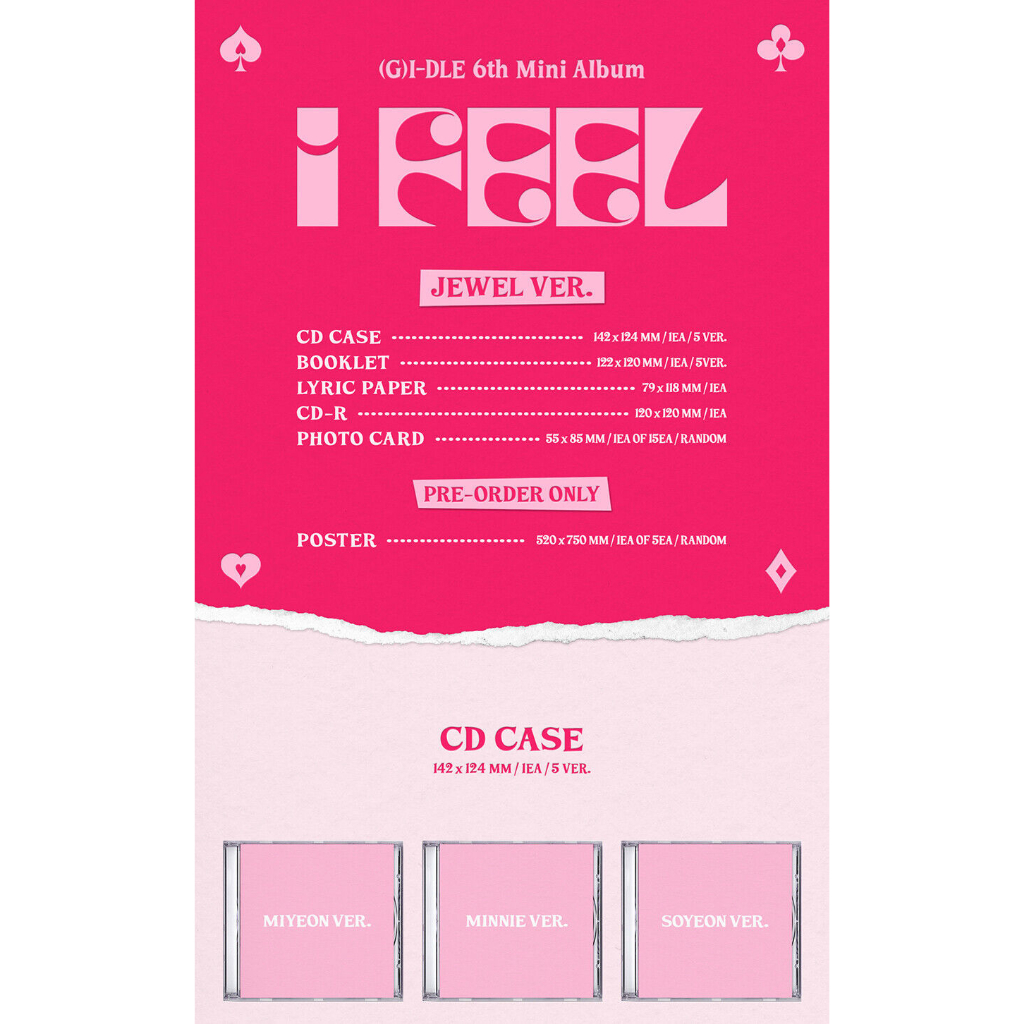 I-DLE I FEEL 6th Mini Album