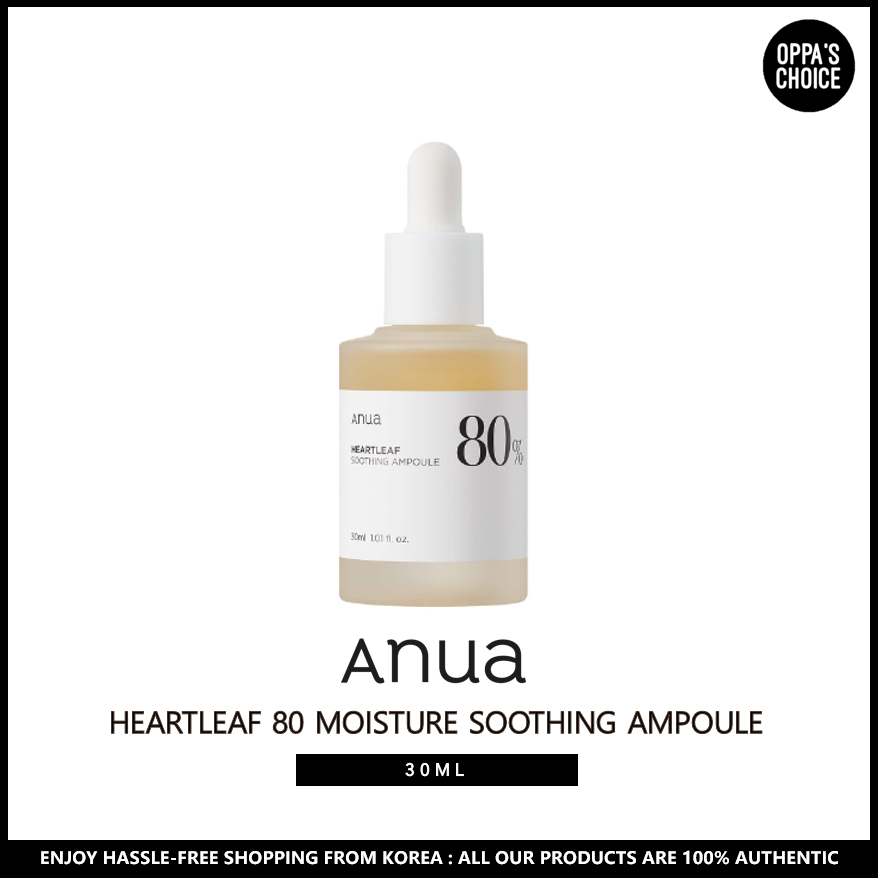 Anua heartleaf 80 moisture soothing ampoule 30ml