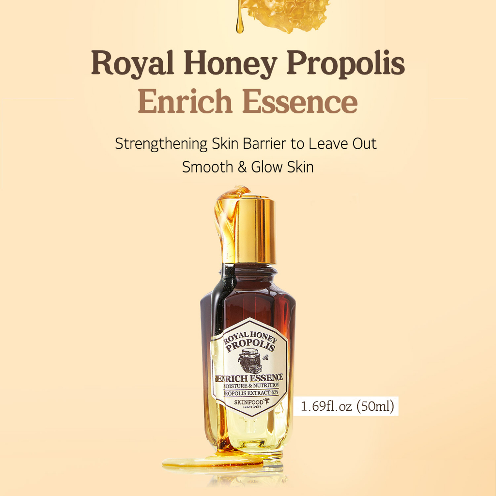 [SKINFOOD] [phiên bản giới hạn1+1] huyết thanh tinh chất keo ong mật ong hoàng gia 50ml(2pcs) / Royal Honey Serum 50ml(2 pcs)