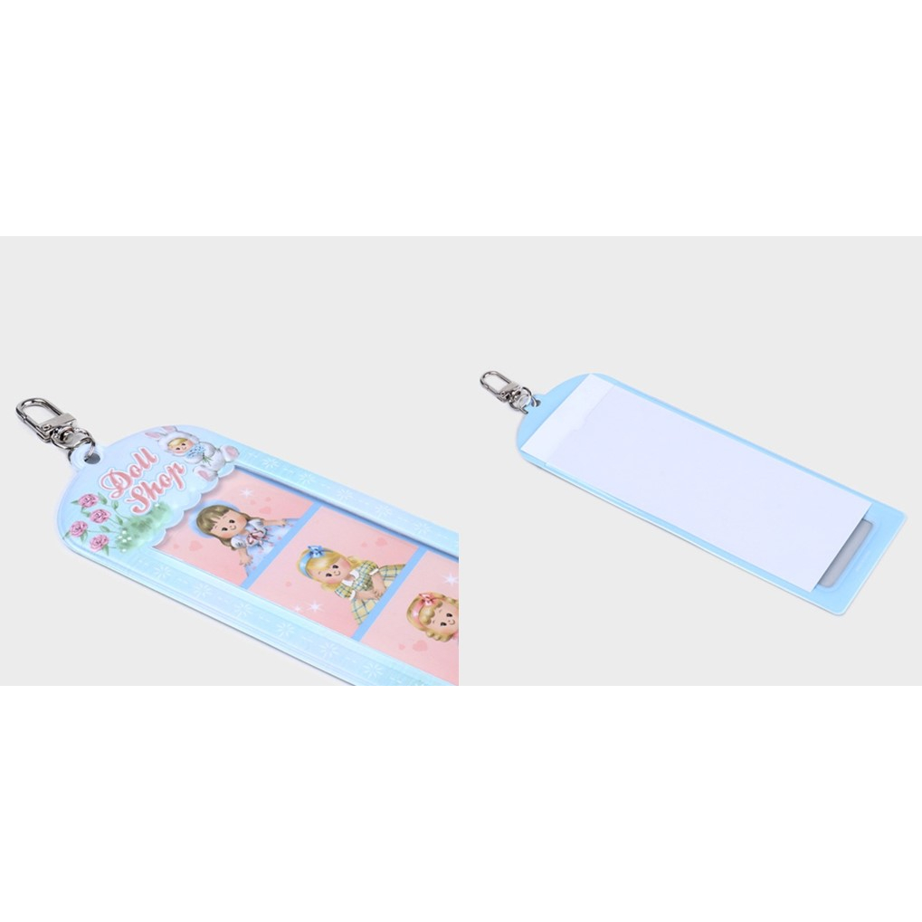 DAISO Móc Khóa Hàn Quốc / Hình 4 Cắt Hoa Cúc / Móc Khóa mini / Móc Khóa Hình Nhân Vật Gấu Và Búp Bê Dễ Thương