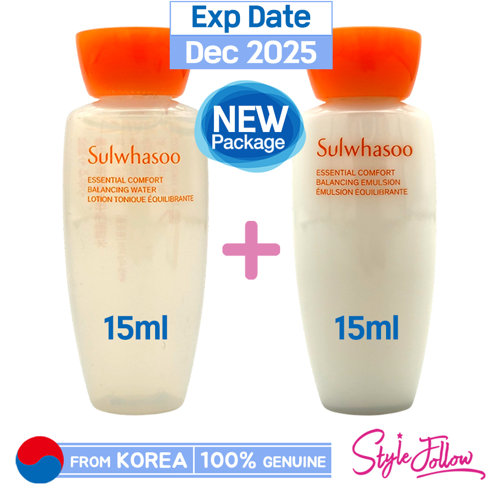 ❤️Gói Hàng Mới 2023 Mới 2023❤️Bộ Sản Phẩm Cân Bằng Nước 15ml + Nhũ Tương 15ml Hiệu SULWHASOO