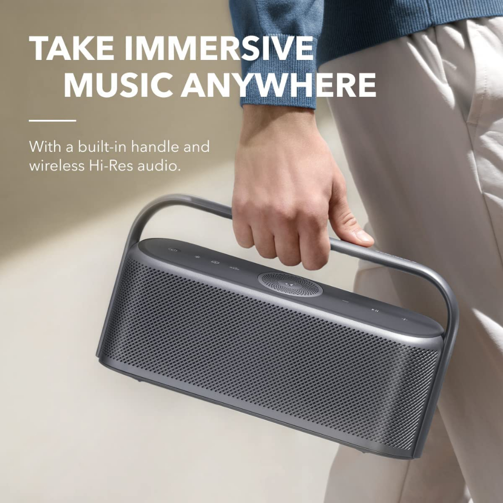 Loa Bluetooth Không Dây Anker Soundcore Motion X600 A3130,Wireless Hi-Res Spatial Audio Công suất 50W -BH18TH Chính hãng