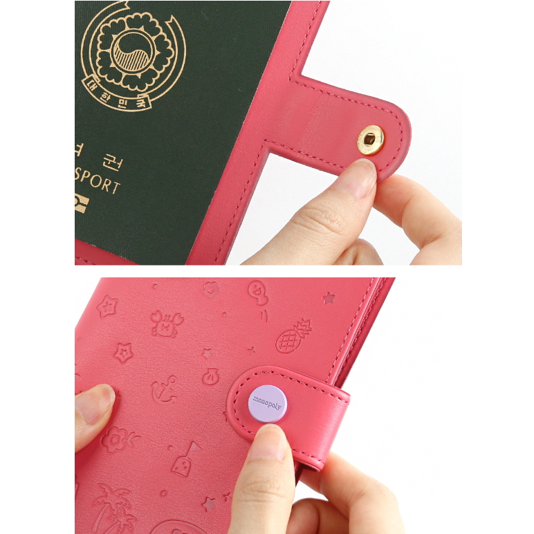 Bao Da Bọc Hộ Chiếu minini BT21