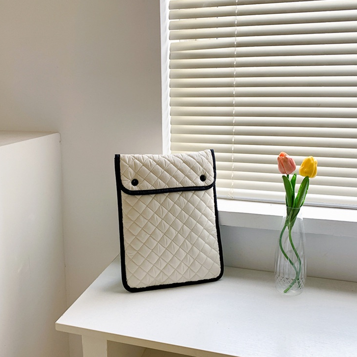 Túi Đựng Bảo Vệ ipad 36.6cm 43.3cm Chất Liệu Cotton Thêu Họa Tiết Đính Đá Xinh Xắn