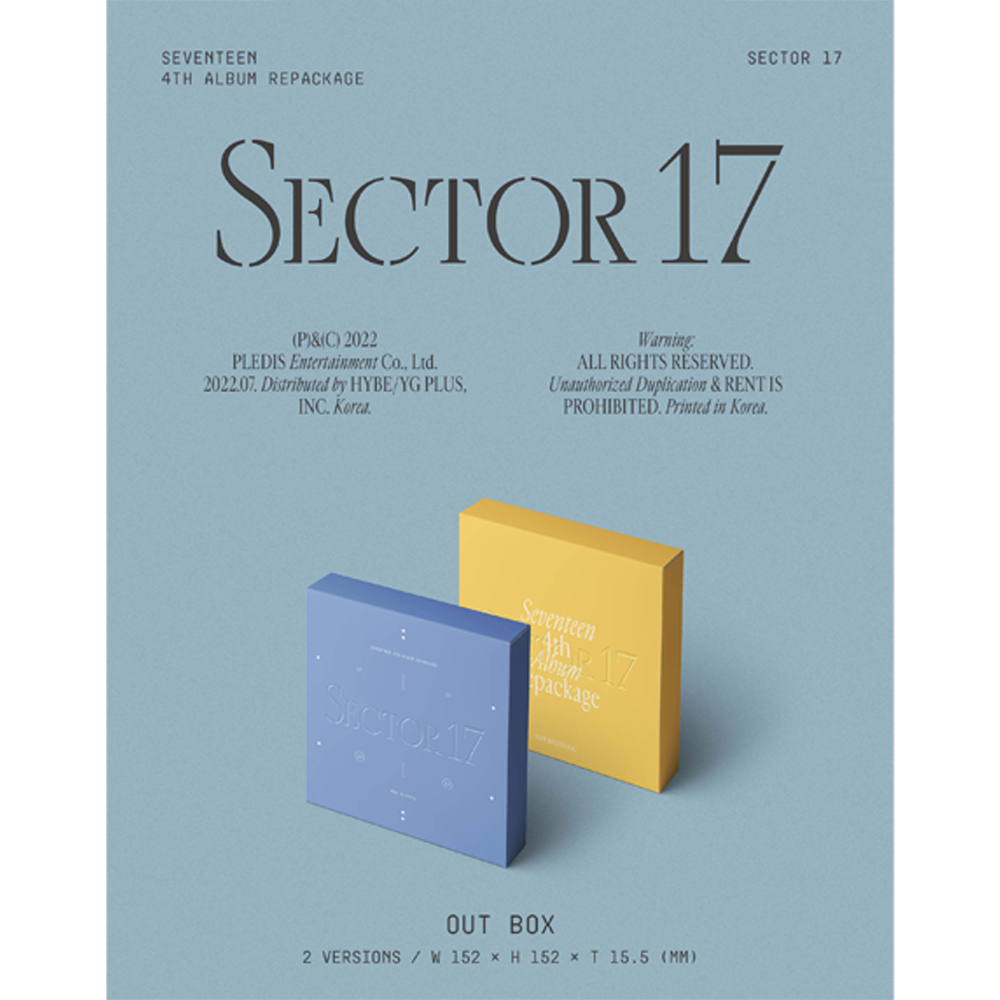 Album thứ 4 Hybe Labels Seventeen Repackage Sector 17