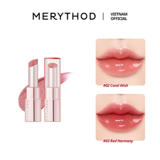 Son bóng MERYTHOD có nhũ dưỡng ẩm làm mềm môi Aurora Pearl Lipstick 3.5g