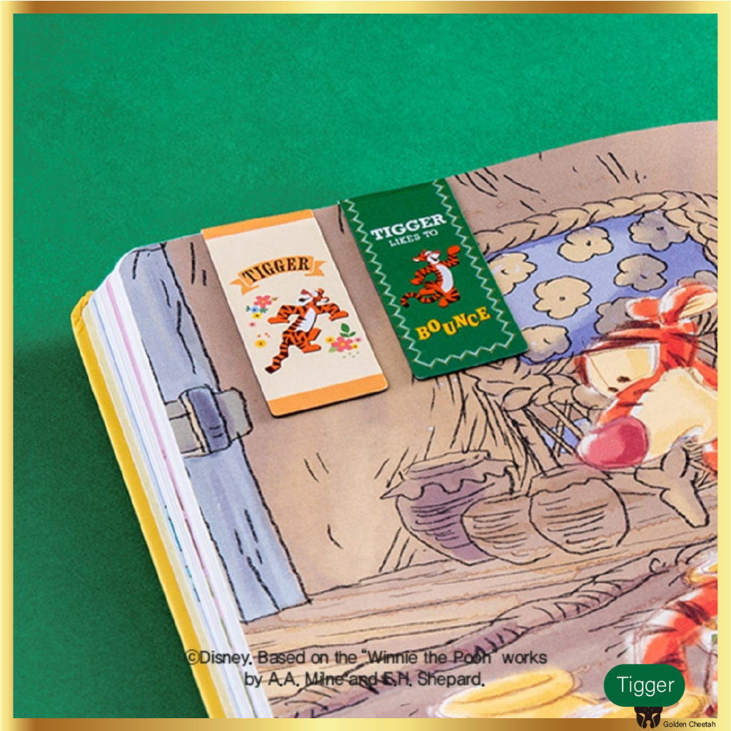 Disney winnie the pooh tigger magnetic bookmarks 5 chiếc