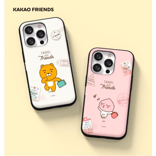 Ốp Điện Thoại Thời Trang Cho iphone15 15◀Kakao Ốp Điện Thoại Có Ngăn Đựng Thẻ Từ Tính Cho iphone14 pro plus iphone 13 12