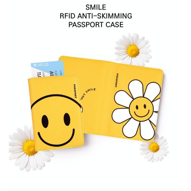 Bao Da Hộ Chiếu Saffiano RFID Chống Trượt