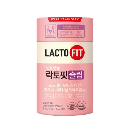 Hàn Quốc LACTO-FIT Slim ProBiotics 2g x 60 gói / 10 gói Không có hộp