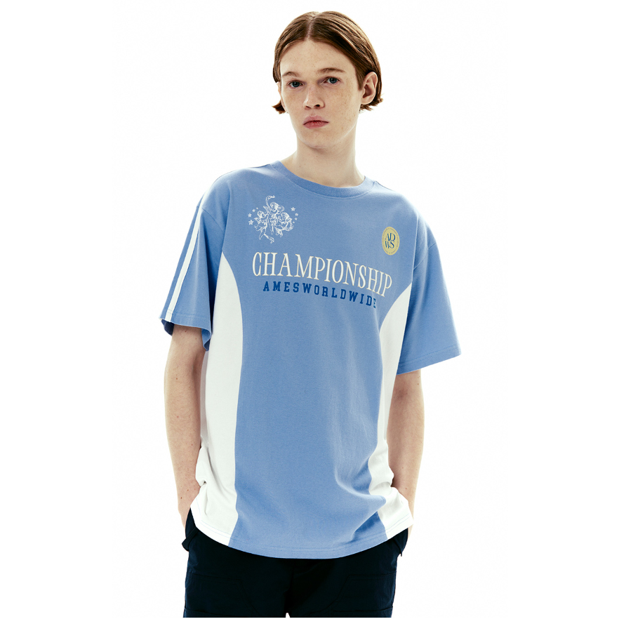 Áo Thun 100% Chính Hãng   CHAMPIONSHIP TEE / 3 Màu / 2 Kích Cỡ / Ngắn Tay / Sản Phẩm Hàn Quốc