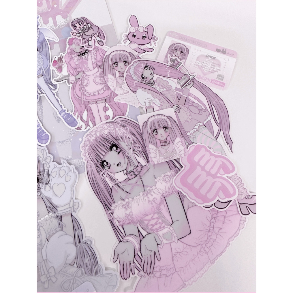 Bộ Hình Dán DOMI WORLD  DODO x MiMi Piece