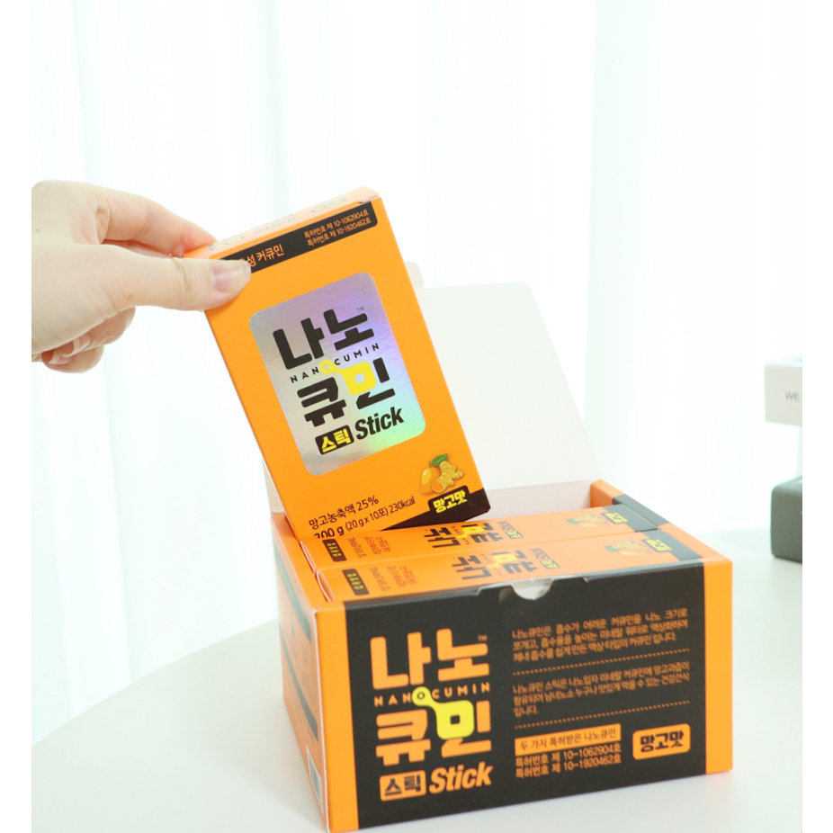 Thạch nghệ vị xoài Nano Cumin Jelly 20gx10 gói