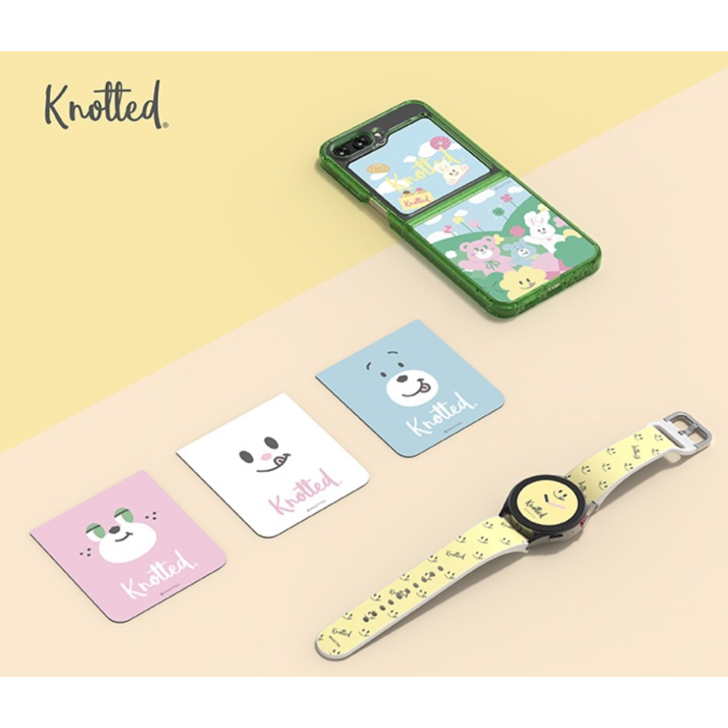 Bao Da Nắp Gập In Hình Gấu Suga Cho Galaxy Z Flip5