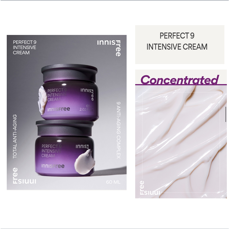 Kem Dưỡng Da Mắt innisfree Perfect 9 Chuyên Sâu