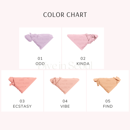 Má hồng vừa vặn – 5 màu