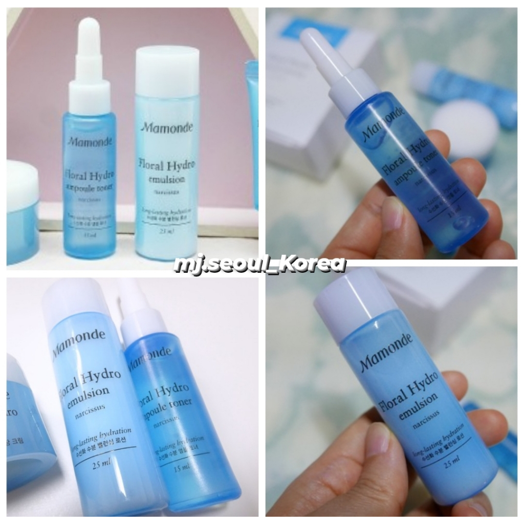 Mamonde floral hydro ampoule toner / emulsion kích thước nhỏ