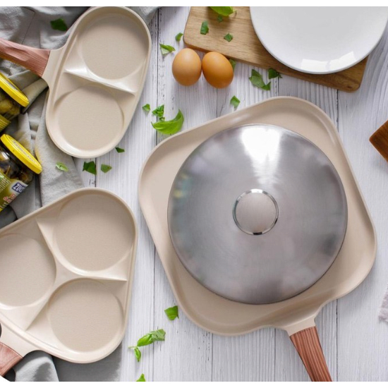 Chảo Chiên Trứng Thông Minh 2-3 Lỗ Tiện Dụng