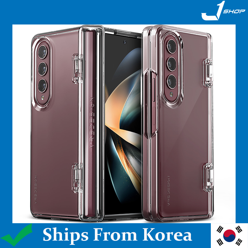 Vrs Ốp Điện Thoại Pha Lê Đơn Giản Cho galaxy z fold 4 + 1 Màn Hình Hiển Thị Phía Trước