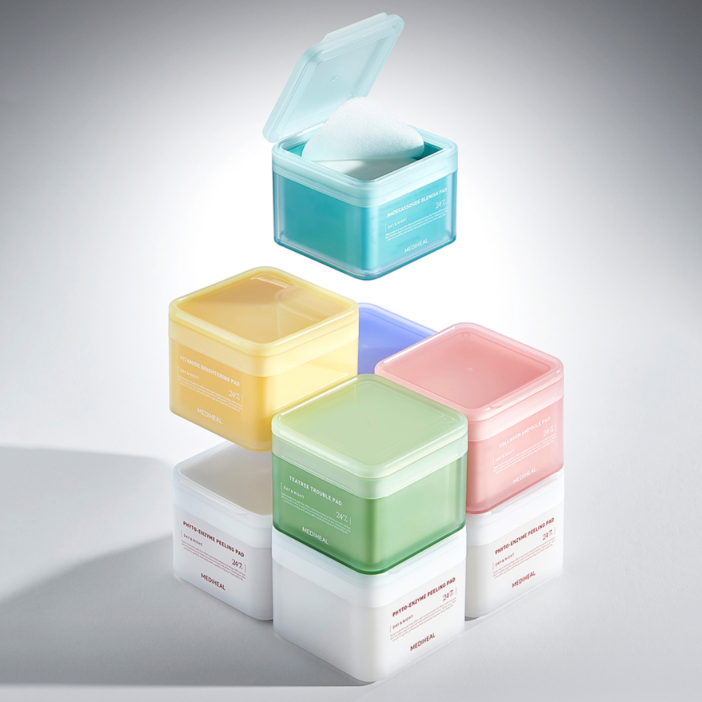 24/7 Day & Night Toner Pads  | Mỹ Phẩm Hàn Quốc Teamide Madecassoside Collagen Phyto-enzyme