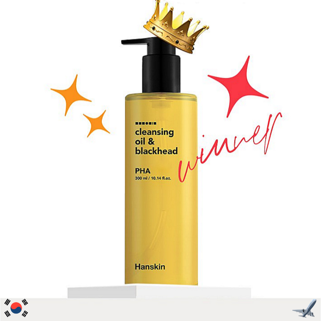 Hanskin cleansing oil & blackhead pha 300ml