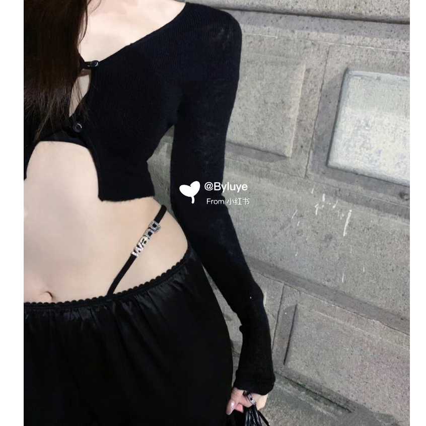 Mới Quần Dài Vải Satin Dáng Rộng In Logo Kim Cương Cá Tính