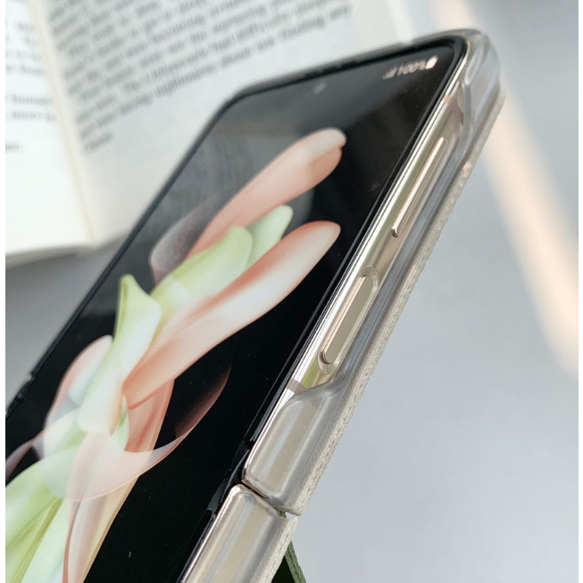 Ốp Điện Thoại 2 Màu Có Vòng Đỡ Cho Samsung GALAXY Z Flip3 / 4