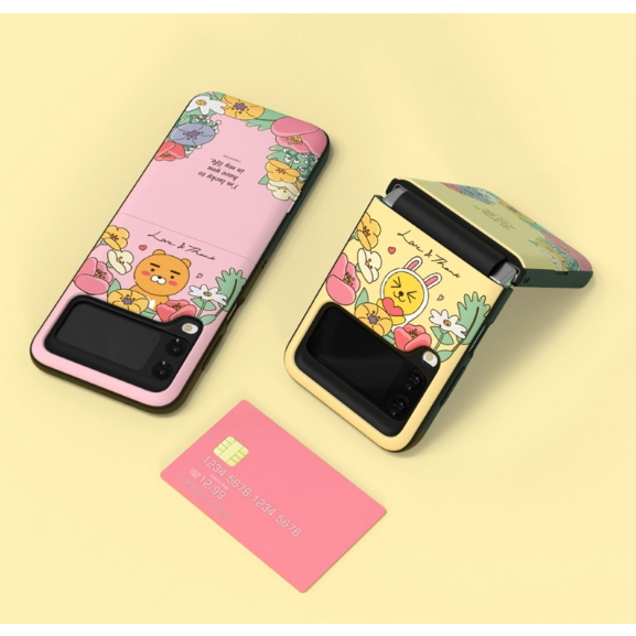 Bao Da Điện Thoại Có Ngăn Đựng Thẻ Cho Samsung Galaxy Z Flip4