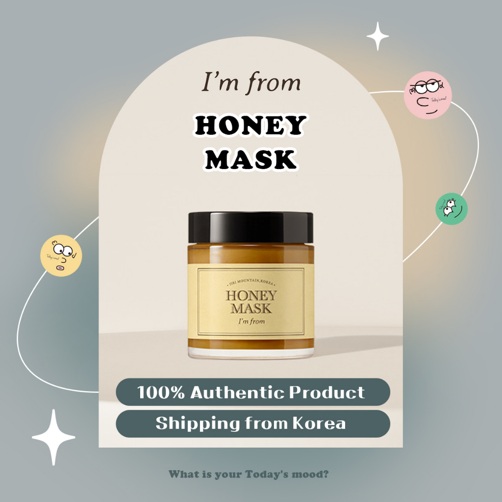 Honey Mask mặt nạ mật ong 110g | Essense rainbow honey từ hàn quốc natural korea cosmetics độ đàn hồi của da