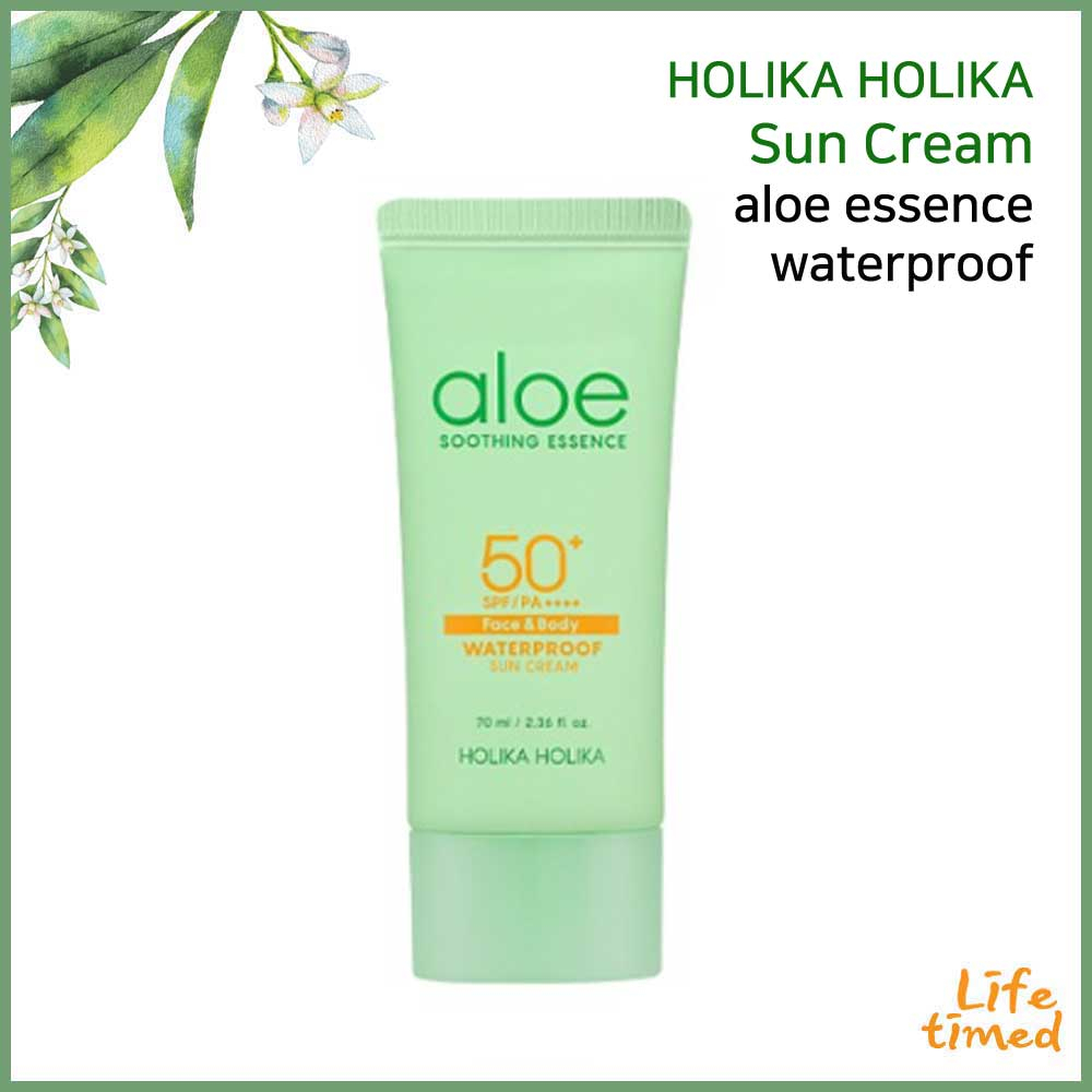 Kem chống nắng holika holika aloe essence waterproof sun cream 70ml spf50 + / pa ++++