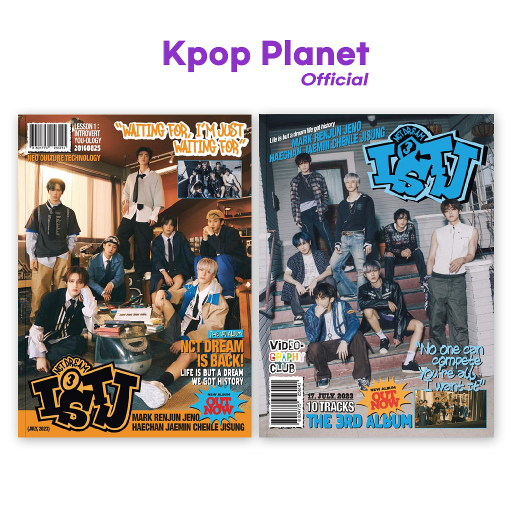 Album thứ 3 ISTJ KPOP GOODS phiên bản thẻ ảnh SM Entertainment NCT DREAM