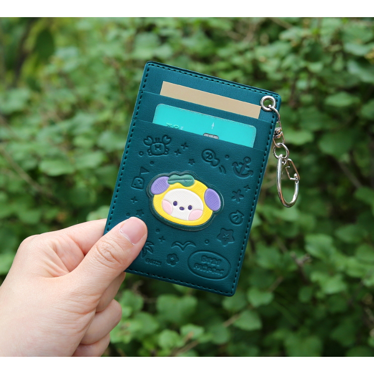 Ví Da PU Đựng Thẻ Hình BT21 Minini Vancance