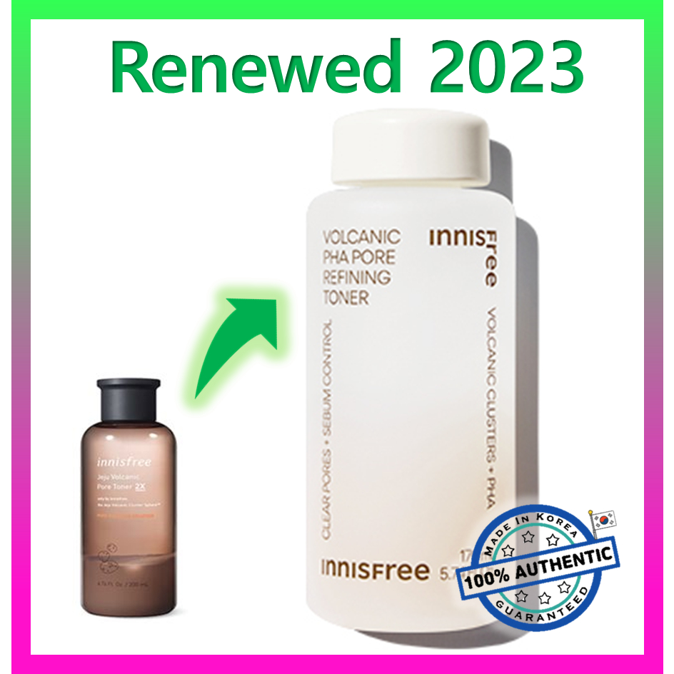 INNISFREE Nước hoa hồng innisfreeolcanic / innisfree Volcanic PHA Pore Refining Toner 170ml (2023 AD)