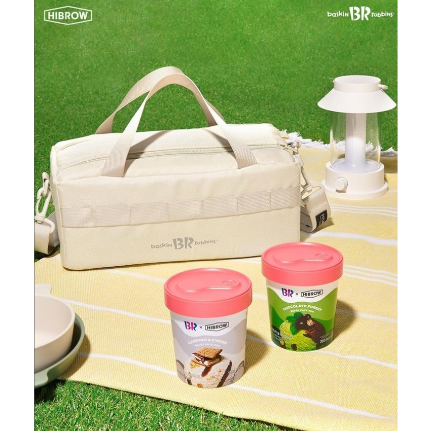 🎀【SALE In Stock】Hibrow x Baskin Robbins Cooler bag