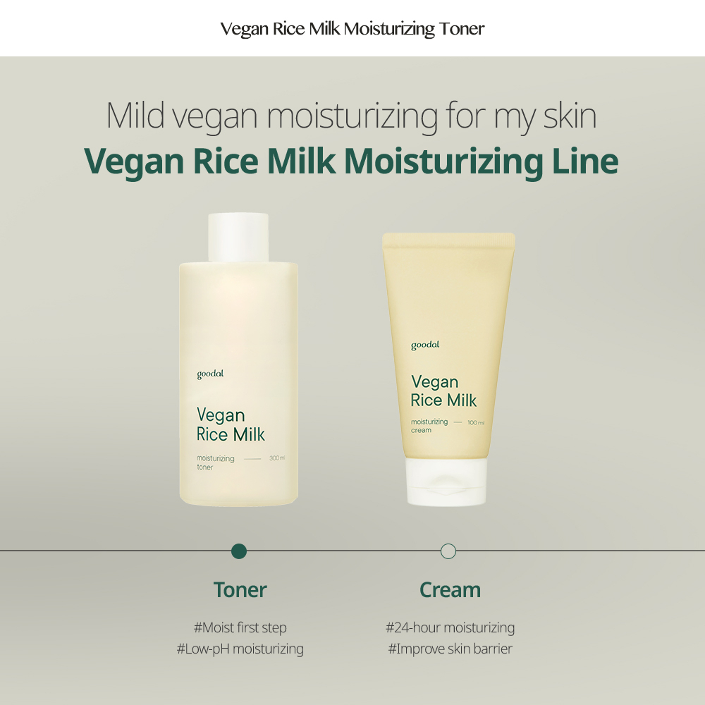 Toner sữa gạo GOODALVEGAN dưỡng ẩm cho da được chứng nhận 250ml