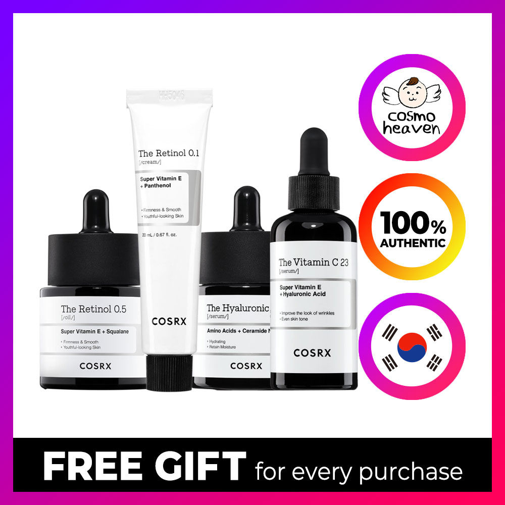 Serum COSRX The RX Line (The RX Line) Chứa Vitamin C 23 serum / Vitamin C 13 serum / Retinol 0.5 / Retinol 0.1 / Niacinamide 15 serum / Hyaluronic acid 3 serum)