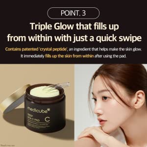 Toner pad sáng da, mờ thâm nám Deep Vita C Pad Medicube 150g 70 miếng